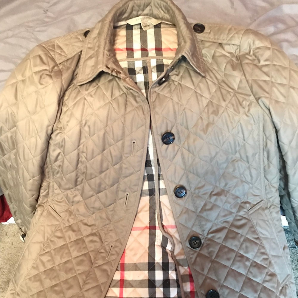 Classic Burberry Quilted Jacket
